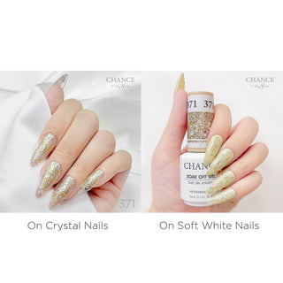 Chance Soak Off Gel 0.5oz - Diamond Dust Collection 371 - C8 Nail SupplyCre8tion0916-3466