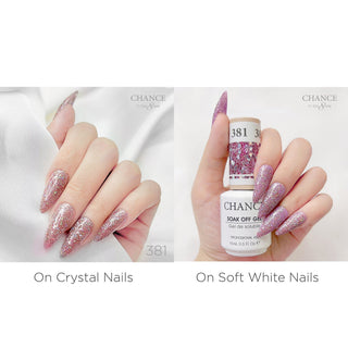 Chance Soak Off Gel 0.5oz - Diamond Dust Collection 381 - C8 Nail SupplyCre8tion0916-3476