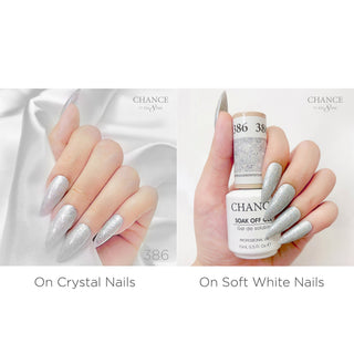 Chance Soak Off Gel 0.5oz - Diamond Dust Collection 386 - C8 Nail SupplyCre8tion0916-3481