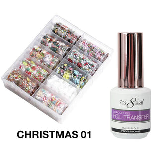 Cre8tion Designs Nail Art Foil Christmas set 1