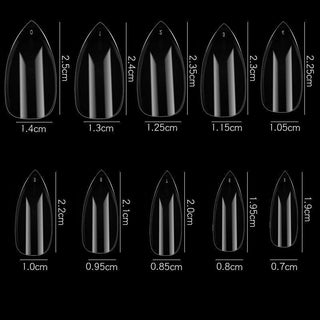 Cre8tion Special Shape - 07 Short Almond 500 pcs./box