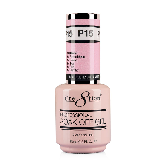 Cre8tion Gel - French Collection 0.5oz - P15 Pink