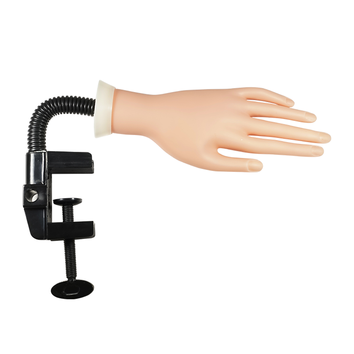 Cre8tion Soft Tabletop Practice Hand with Short Counter Clamp