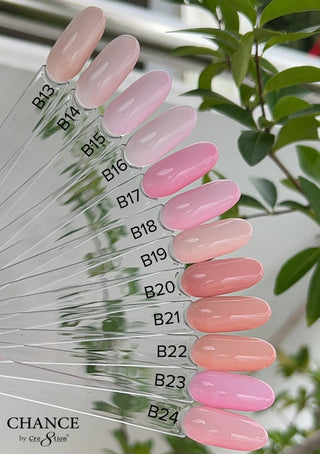 Chance Full Set - Matching Duo 0.5oz - Bare Collection 36 Colors w/ 1 sets color chart